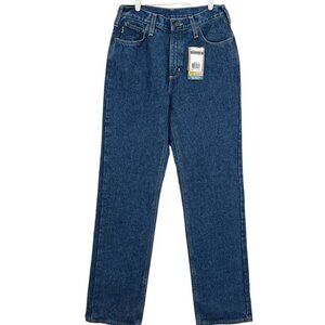 NEW‎ Carhartt Men’s Flame Resistant Blue Utility Denim Jeans Size 31x36